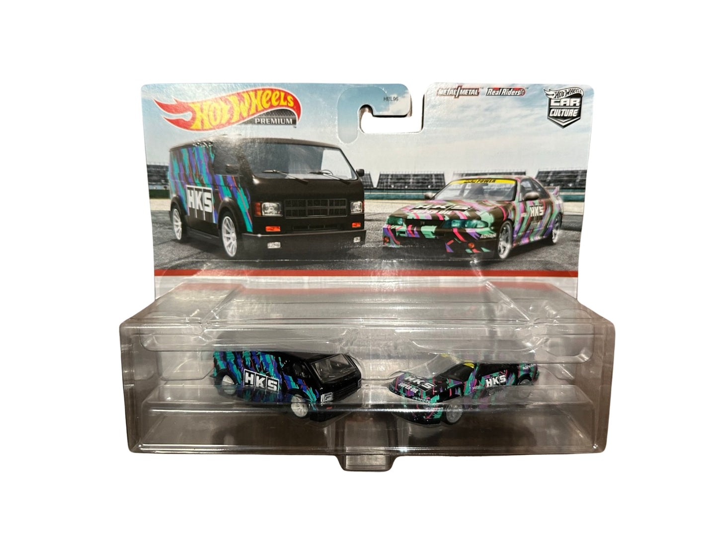 Hot Wheels HKS van and HKS Nissan Skyline R33